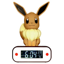 Bigben - Pokémon - Digitaler Radiowecker Evolie [LED-Lampe]