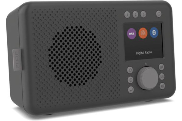 Pure Elan FM/DAB+/BT Radio - charcoal