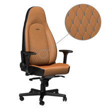 noblechairs ICON Real Leather - cognac/schwarz