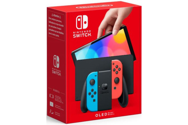 Nintendo Switch Console OLED - neon red/blue [NSW] (D/F/I)