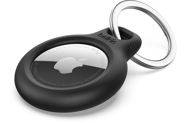 Belkin Secure Holder for Apple AirTag with Keyring - black