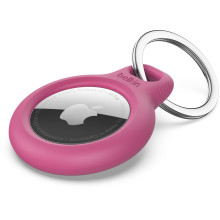 Belkin Secure Holder for Apple AirTag with Keyring - pink