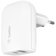 Belkin Boost Charge 32W USB-C PD + USB-A Dual Wall Charger - white