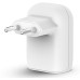 Belkin Boost Charge 32W USB-C PD + USB-A Dual Wall Charger - white