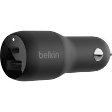 Belkin Boost Charge 37W USB-C PD + USB-A Car Charger