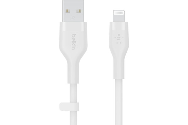 Belkin Boost Charge Flex USB-A to Lightning Cable, 1m - white