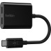 Belkin Rockstar CONNECT USB-C Audio + Charge Adapter - black