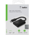 Belkin Rockstar CONNECT USB-C Audio + Charge Adapter - black