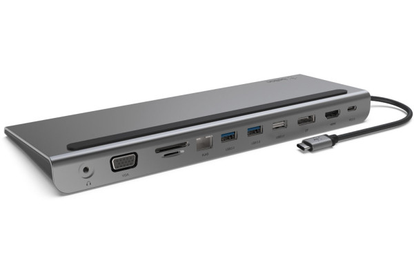 Belkin CONNECT USB-C 11-in-1 Multiport Dock - grey