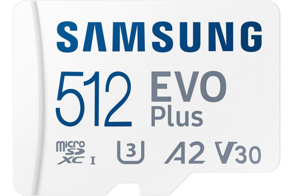 Samsung Evo+ microSDXC 512GB 130MB/s V30