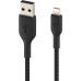 Belkin Boost Charge Braided Lightning to USB-A Cable 15cm - black