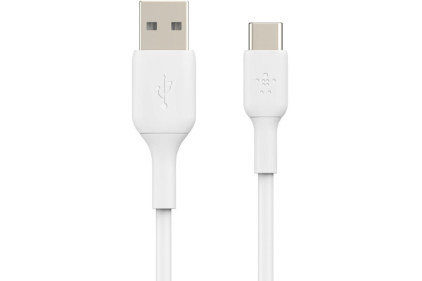 Belkin Boost Charge USB-A to USB-C Cable, 1m - white