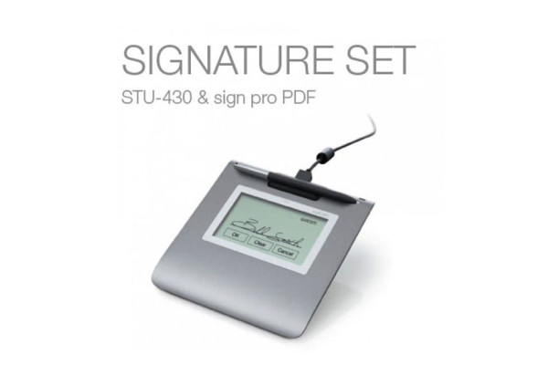 Wacom Signature Set - STU-430-CH sign pro PDF